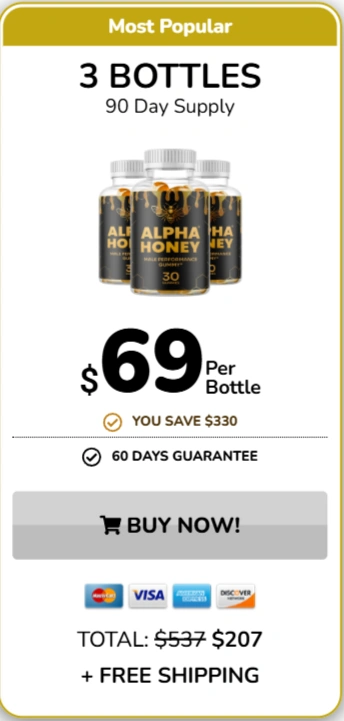 Order Alpha Honey 3 Bottle