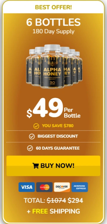 Order Alpha Honey 6 Bottle